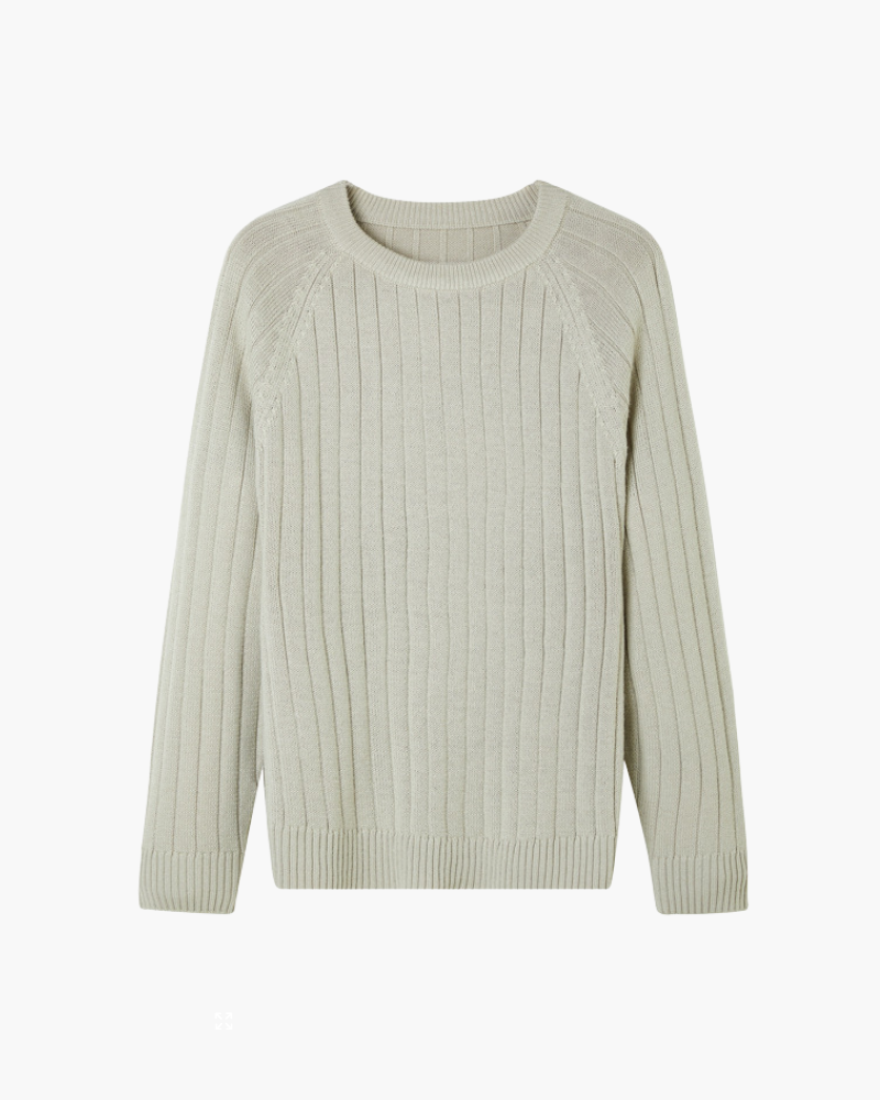 100% Premium Wool Sweater product view black premium wool Italian Design