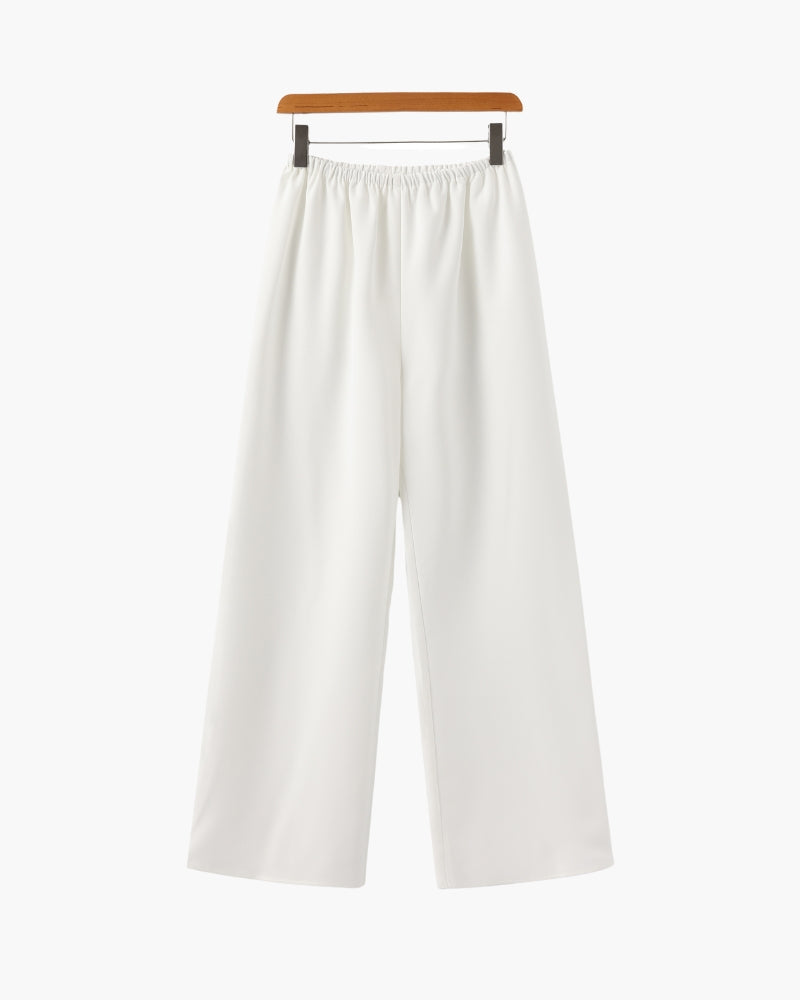 Palais Trousers side profile ivory trouser Italian Design