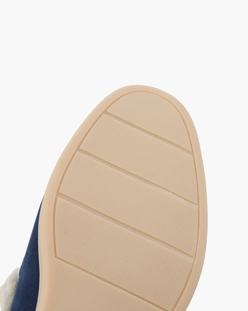 Fur-Lined Premium Loafers product view beige shoe Italian Design