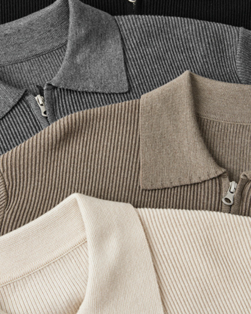 100% Premium Wool Vest side profile gray premium wool Italian Design