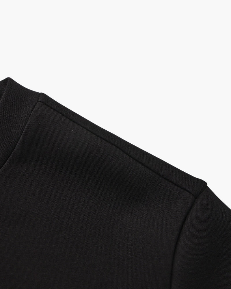 Classic Modal Blend Crewneck Sweatshirt product view gray modal blend Italian Design