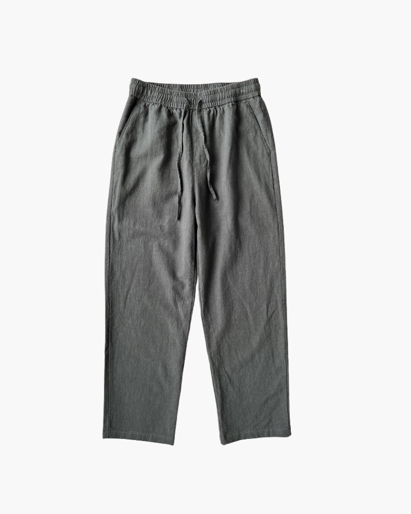 Resort Lounge Trousers product view navy trouser Italian Design