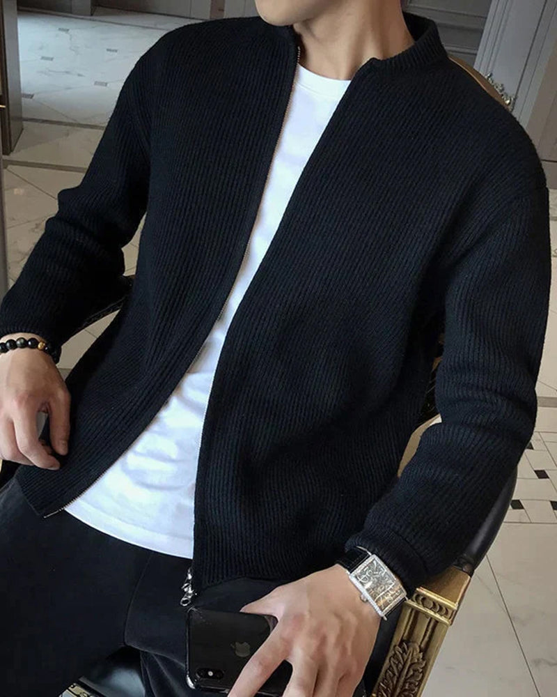 Soft 100% Cotton Gilet product view black cotton Italian Design