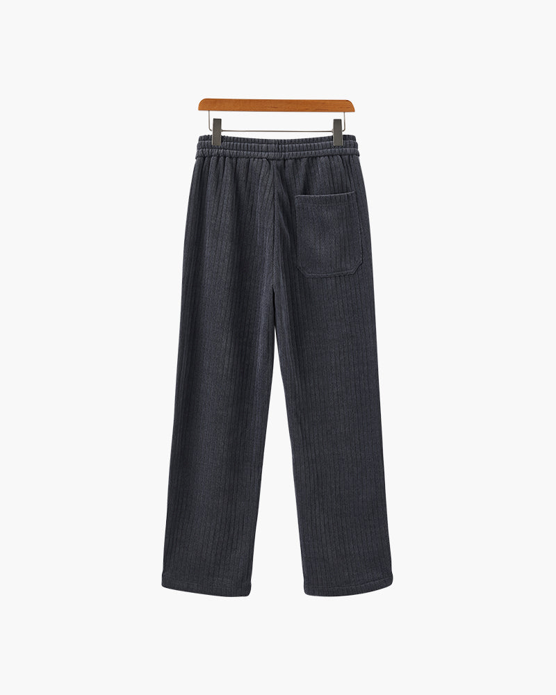 Roman Velvet Pantalon product view gray velvet Italian Design