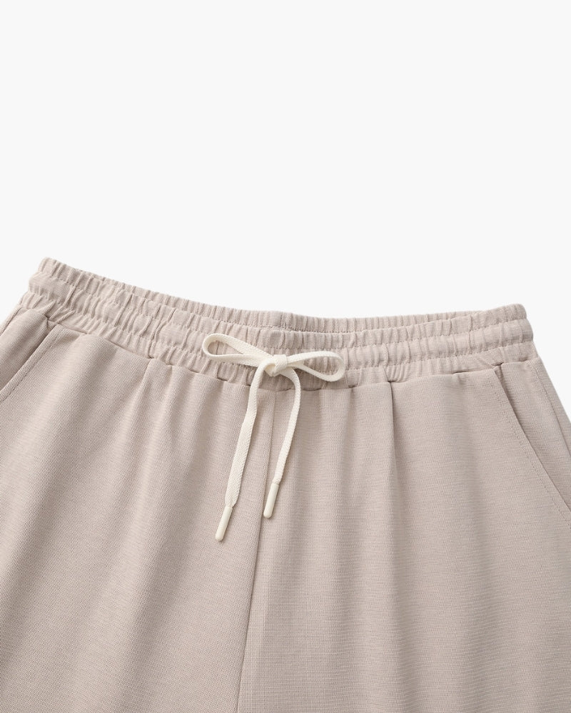 Ace Court Shorts craft detail beige shorts Italian Design