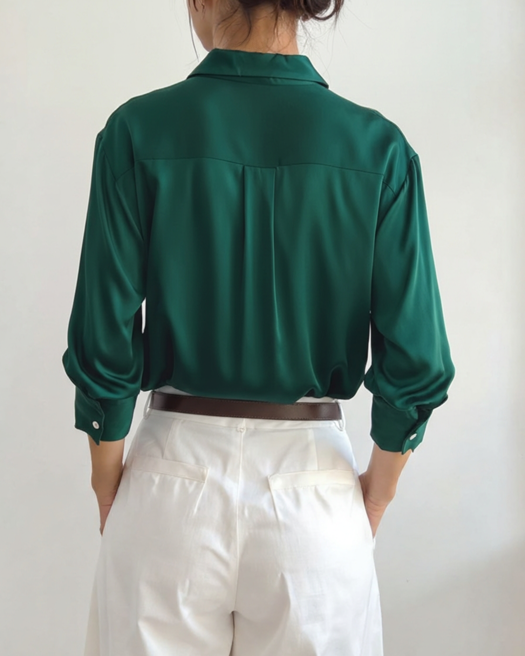 Classic Chic Shirt styling view spring pink shirt Italian Design