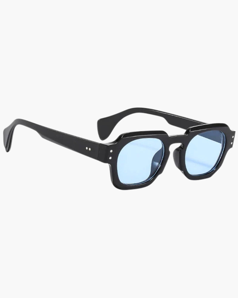 Monaco Sunglasses detail view blue sunglasses Italian Design