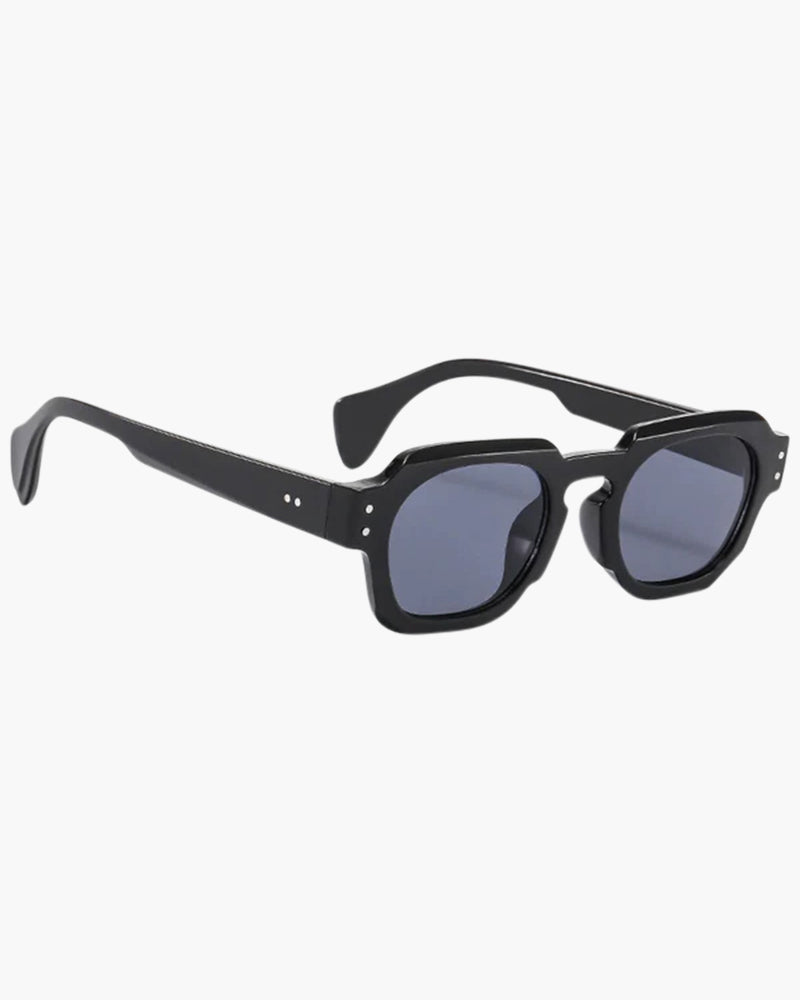 Monaco Sunglasses on-body view blue sunglasses Italian Design
