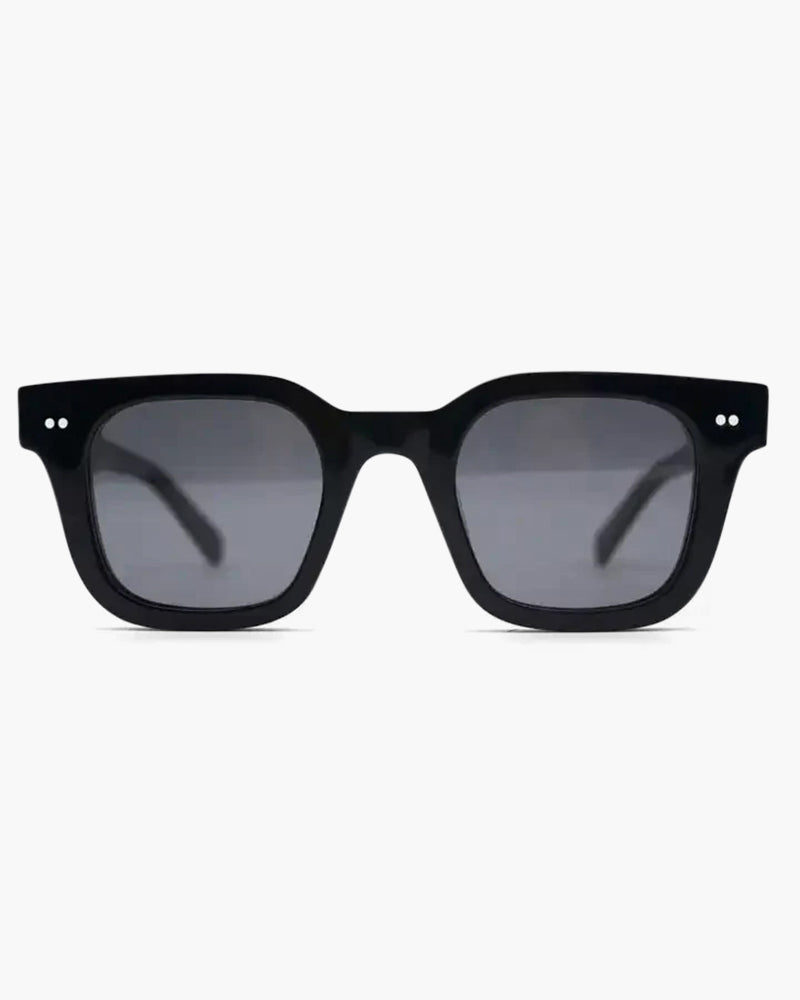 Reggio Sunglasses olive smoke lens sunglasses front view Italian Design Pianizzo