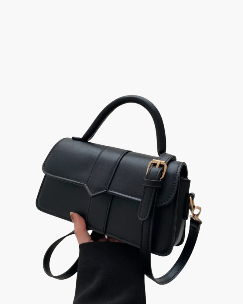 The Paris Handbag side profile brown bag Italian Design