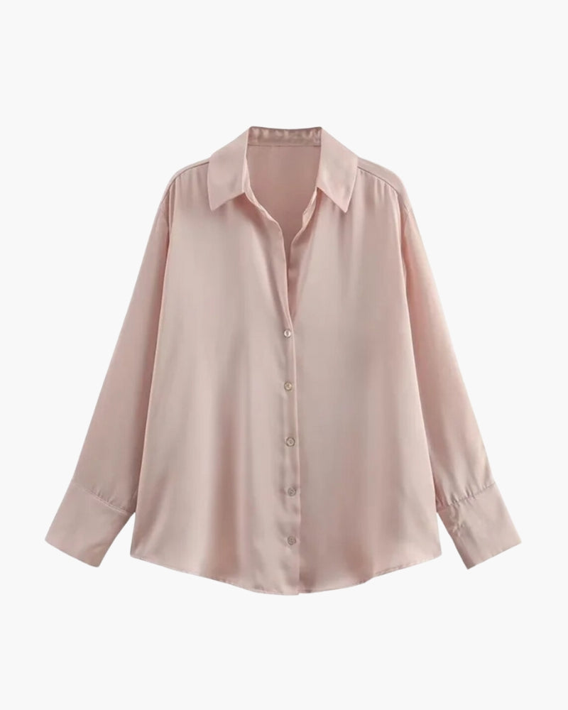 Classic Chic Shirt craft detail sandy brown shirt Italian Design
