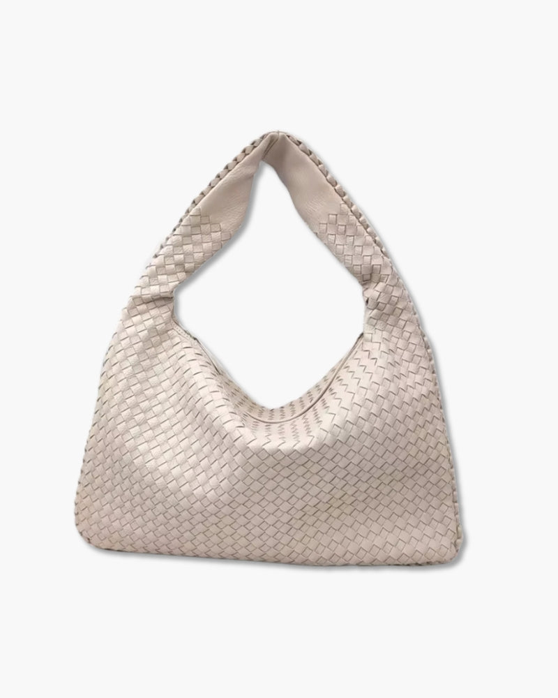 The London Handbag back view silver bag Italian Design