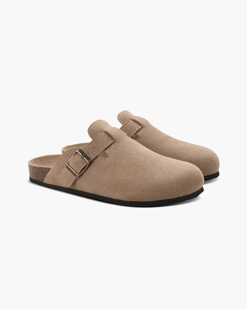 Pianizzo Sicilia suede open loafers in beige — Italian design quiet luxury shoes